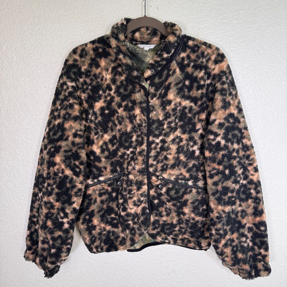 Leopard Print Bomber Jacket